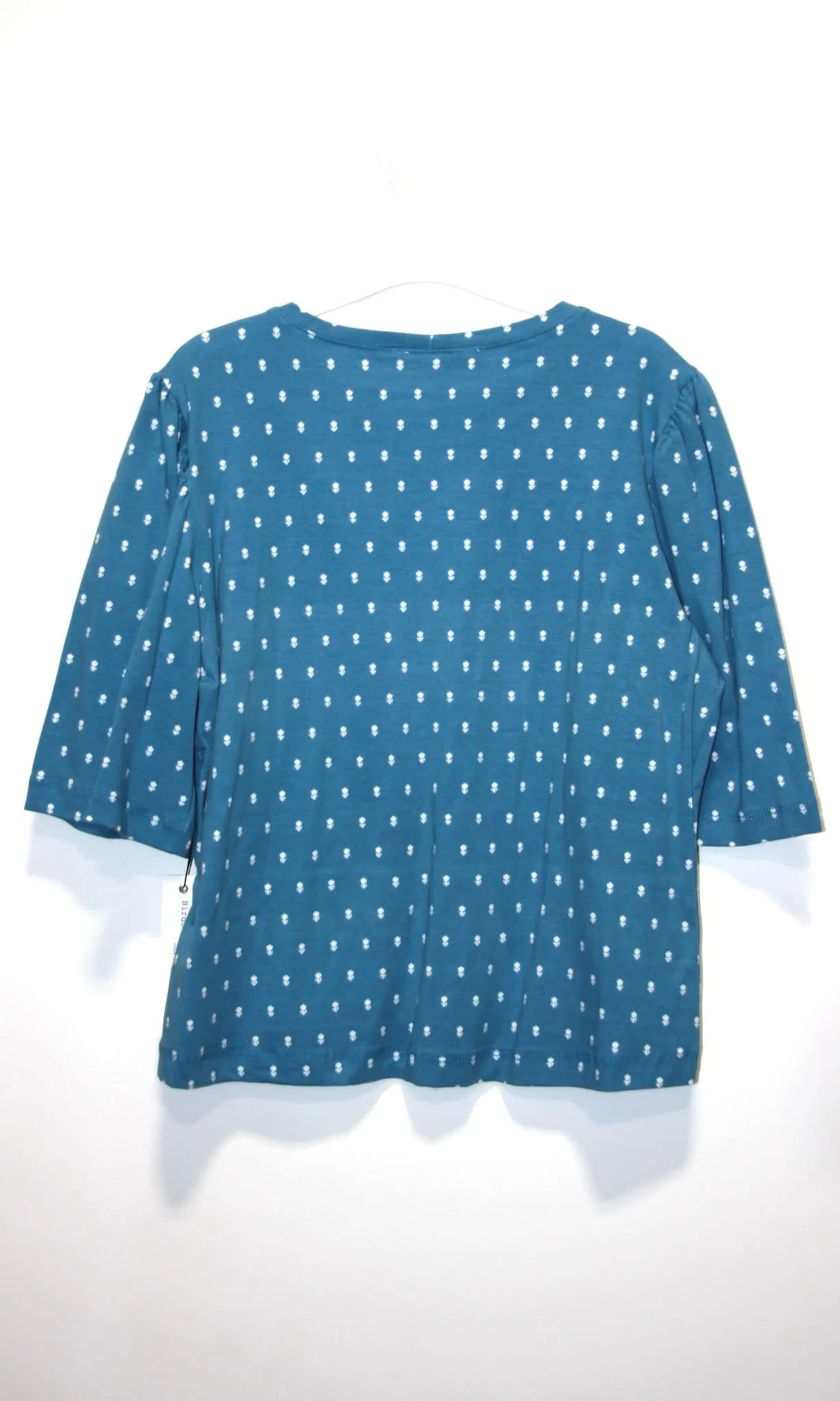 SS687 - XL - Peahen Top - Blue Flowers sold by Birds of North America product image thumbnail 2