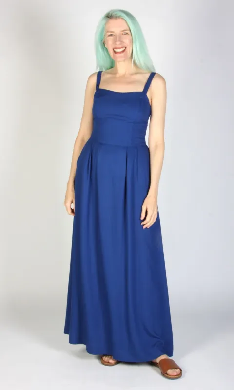 Quailbird Dress - Cobalt made by Birds of North America