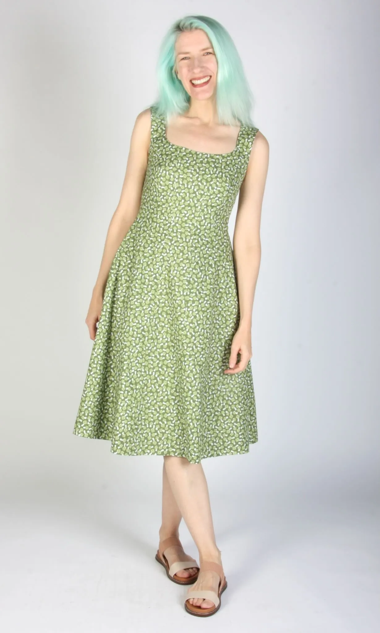 SS711 - 6 - Columba Dress - Navy Print sold by Birds of North America product image thumbnail 5