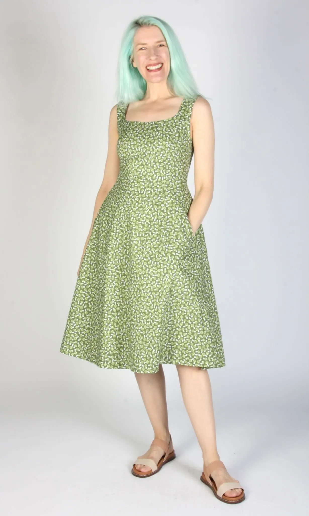 SS711 - 6 - Columba Dress - Navy Print sold by Birds of North America product image thumbnail 3