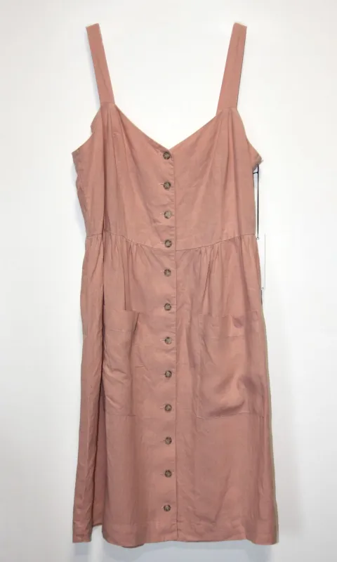 RN1318 - 16 - Thistlebird Dress - Peach made by Birds of North America