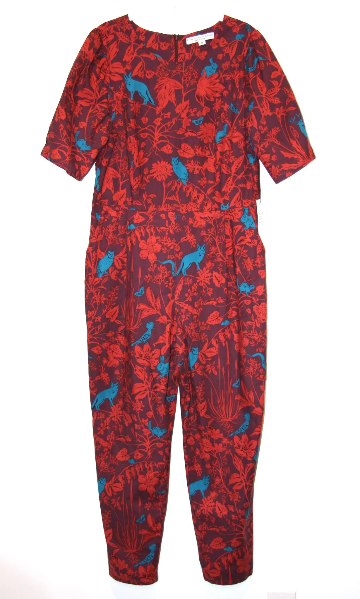 RN1343 - 14 - Brambling Jumpsuit - Cyanimal sold by Birds of North America