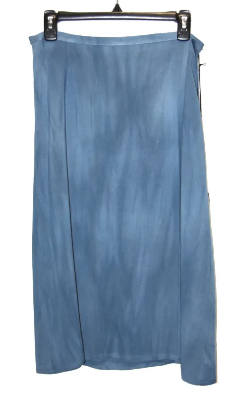 RN1417 - S - Tournepierre Skirt - Sand Washed Blue made by Birds of North America