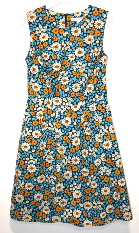 RN1461 - 10 - Peafowl Dress - Bluewood Daisy made by Birds of North America