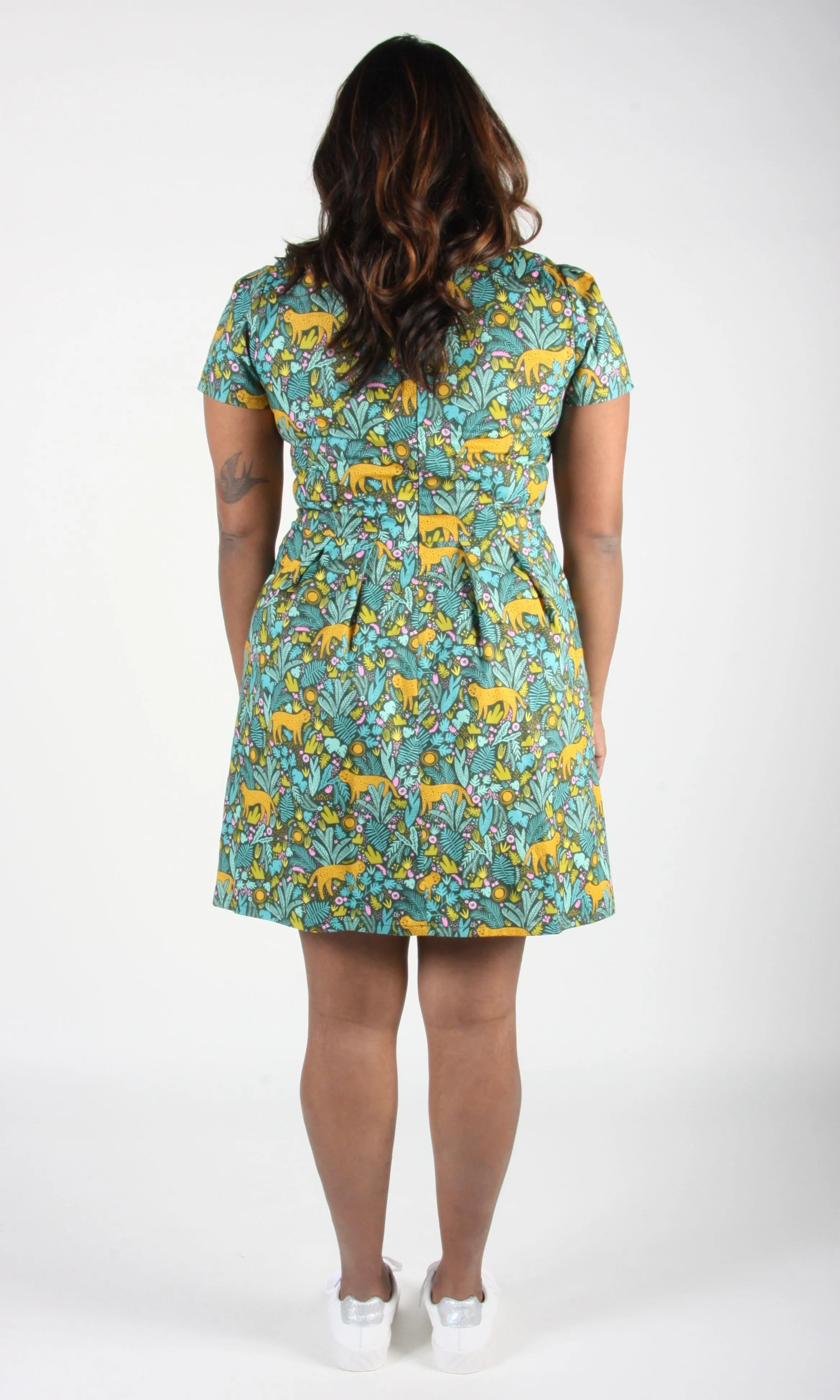RN1572 - 10 - Engoulevent Dress - Jungle Cat sold by Birds of North America product image thumbnail 5