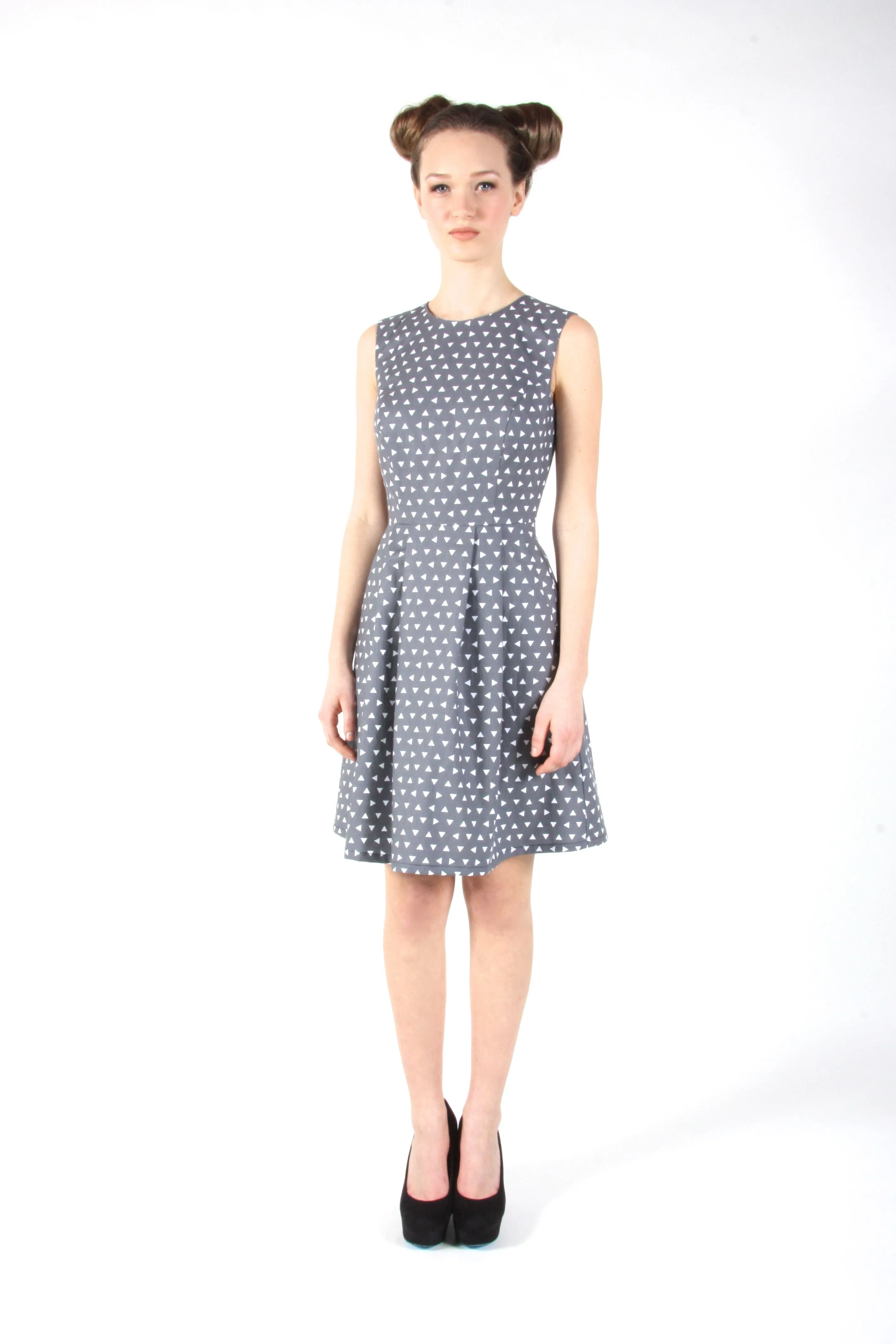 RN1055 - 6 - Antbird Dress - Grey Triangles sold by Birds of North America product image thumbnail 5