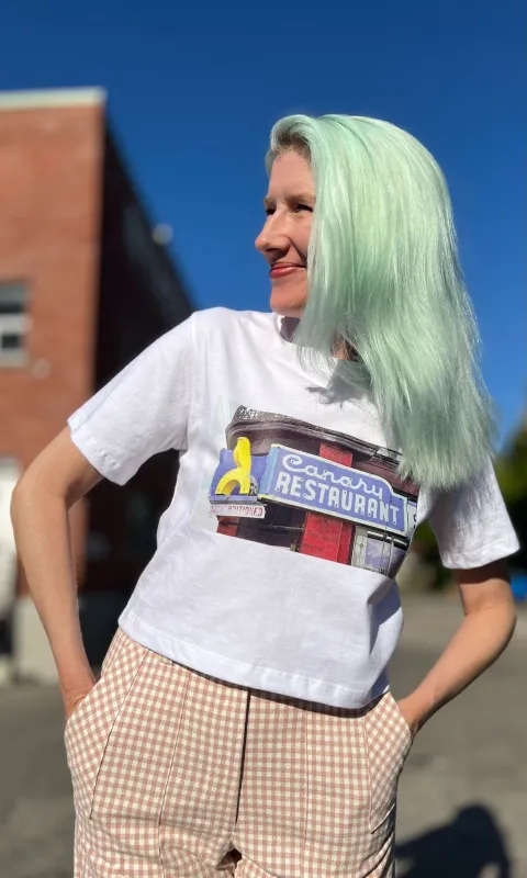 ‘Canary Restaurant’ Tee made by Birds of North America