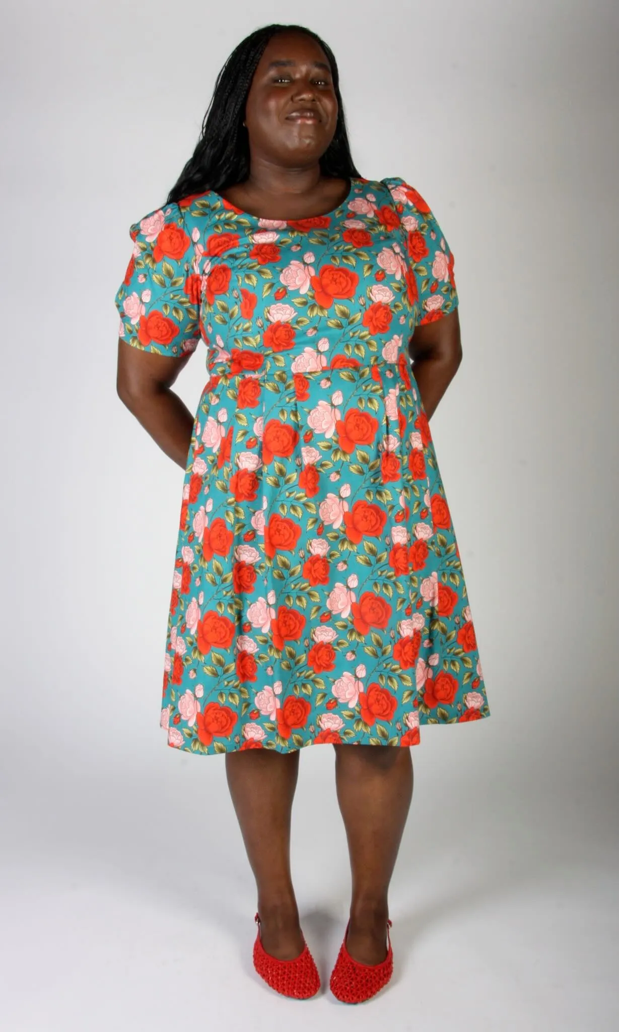 Winter Chippy Dress - Roses sold by Birds of North America product image thumbnail 3