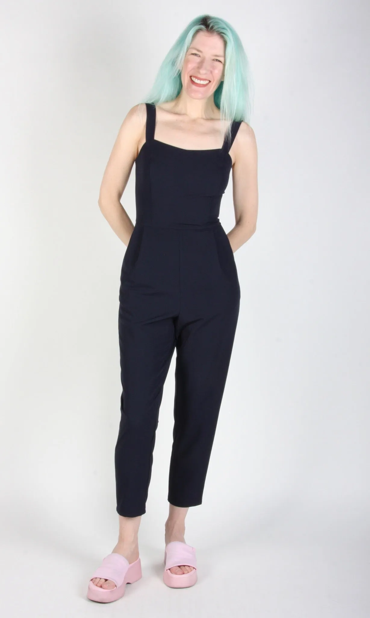 RN1624 - 8 - Crossbill Jumpsuit - Navy sold by Birds of North America product image thumbnail 4