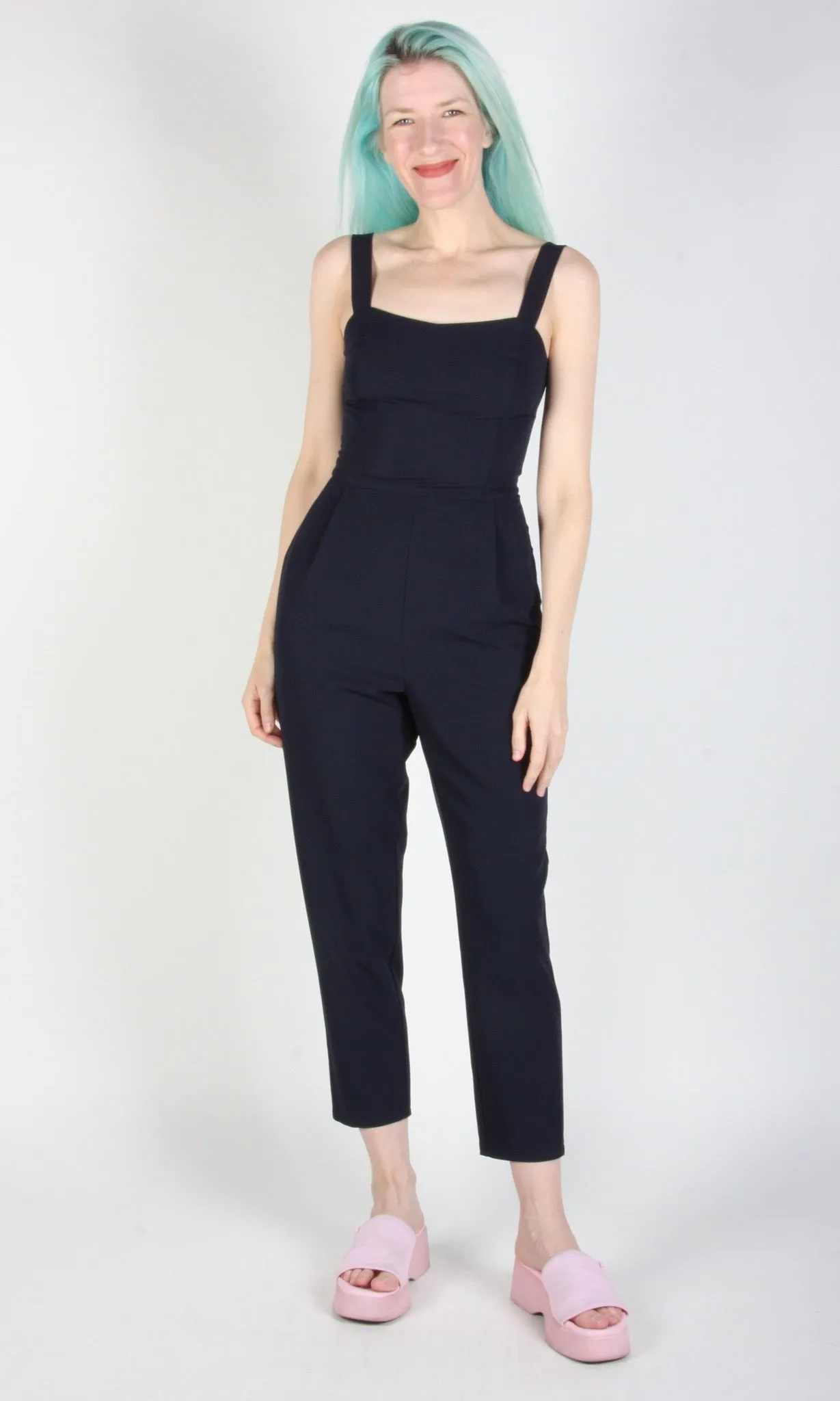 RN1624 - 8 - Crossbill Jumpsuit - Navy sold by Birds of North America product image thumbnail 5