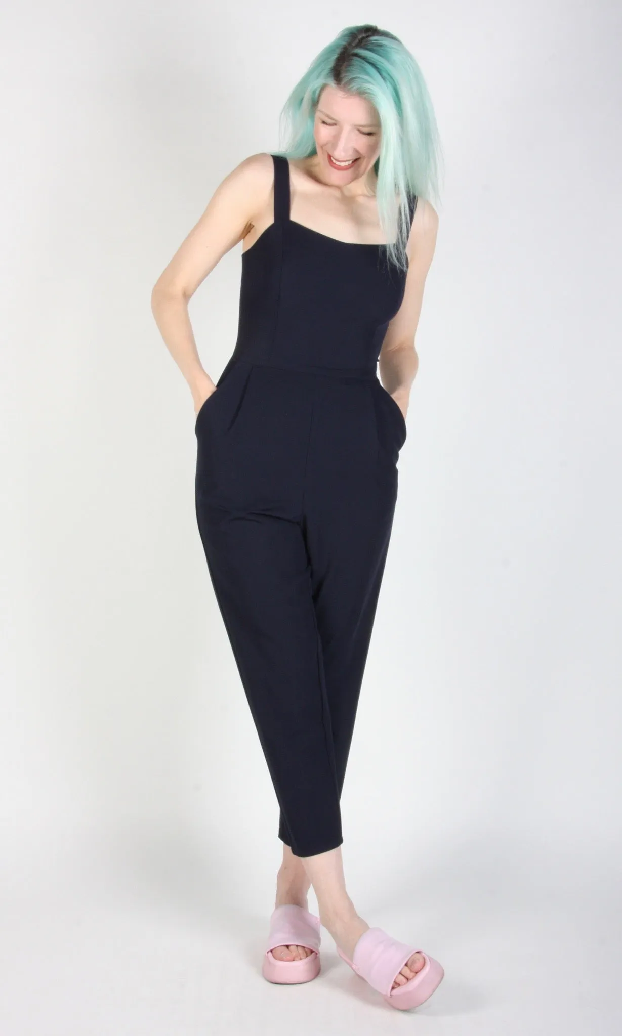 RN1624 - 8 - Crossbill Jumpsuit - Navy sold by Birds of North America product image thumbnail 3