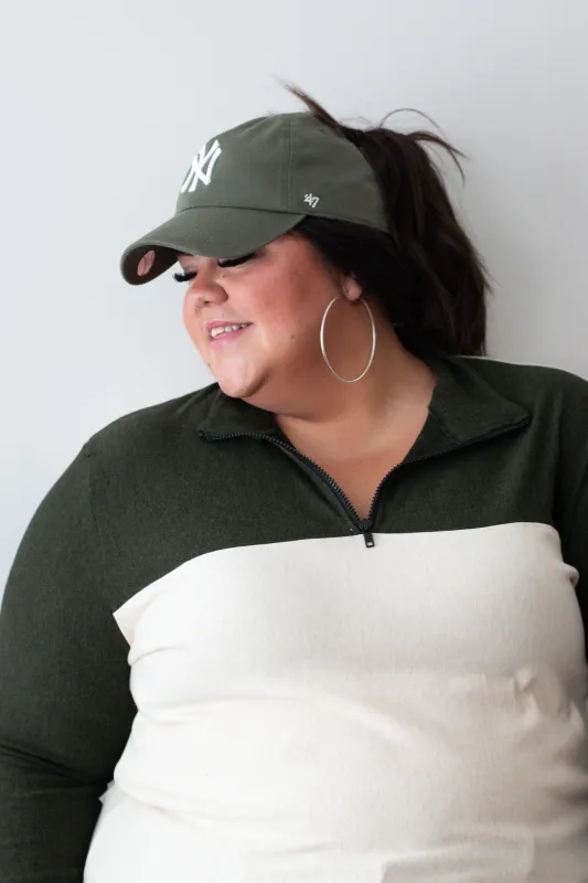 *Pre-Sale* Half-Zip sold by Buttercream Clothing