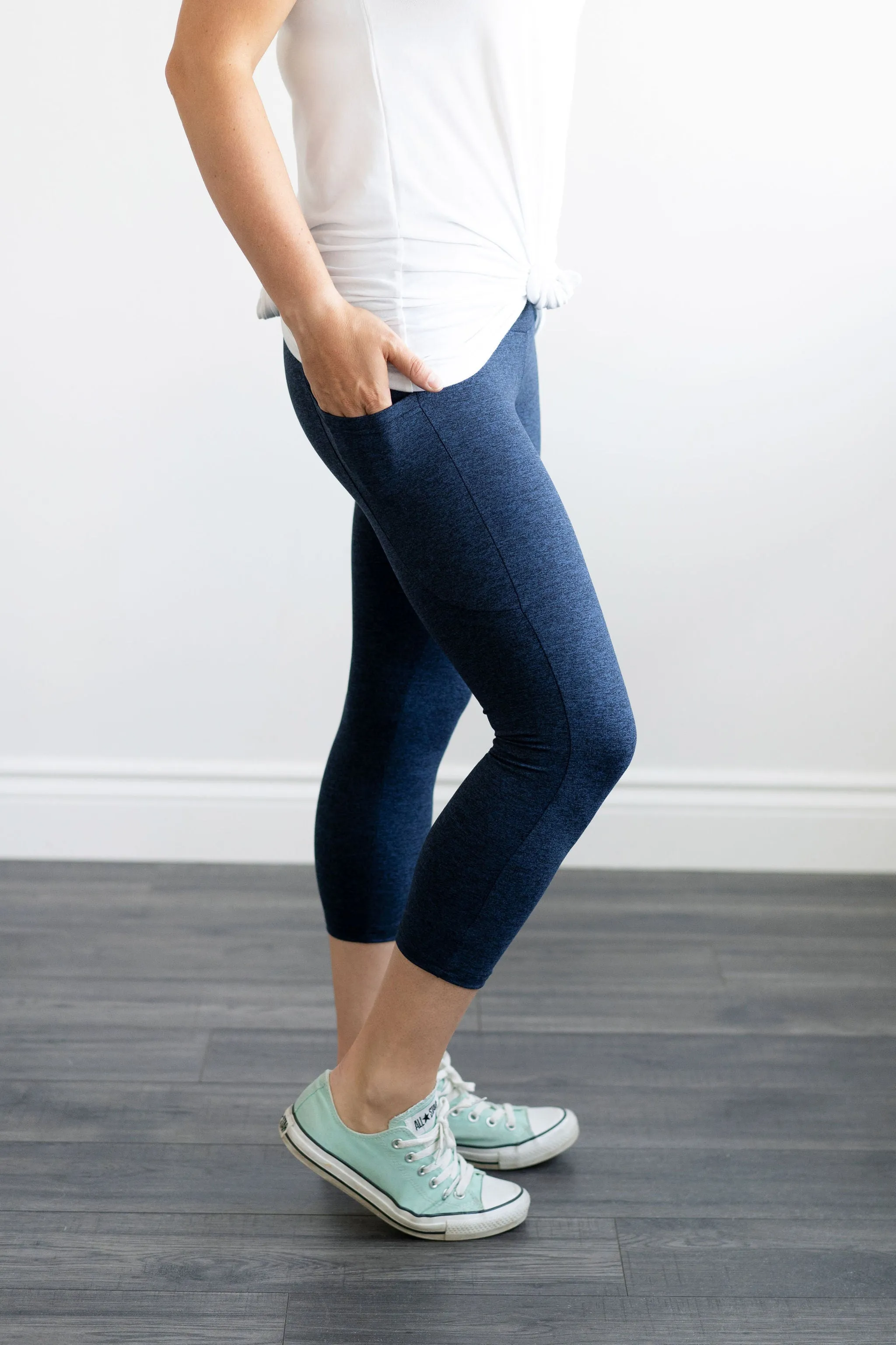 *Pre-Sale* Crop Pocket Lolli Legging sold by Buttercream Clothing
