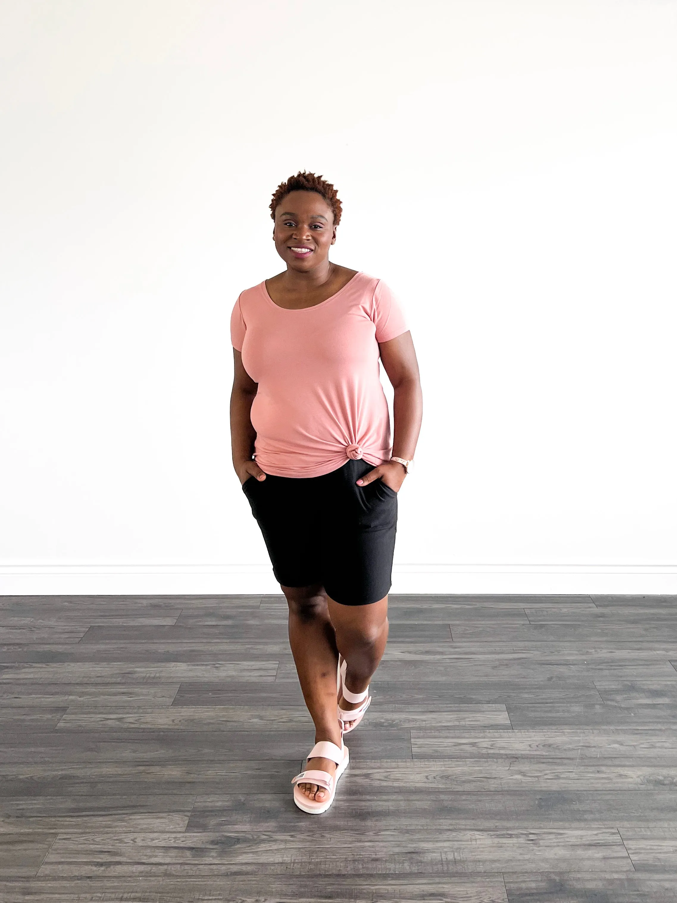 *Pre-Sale* Long Slim Shorts sold by Buttercream Clothing product image thumbnail 3