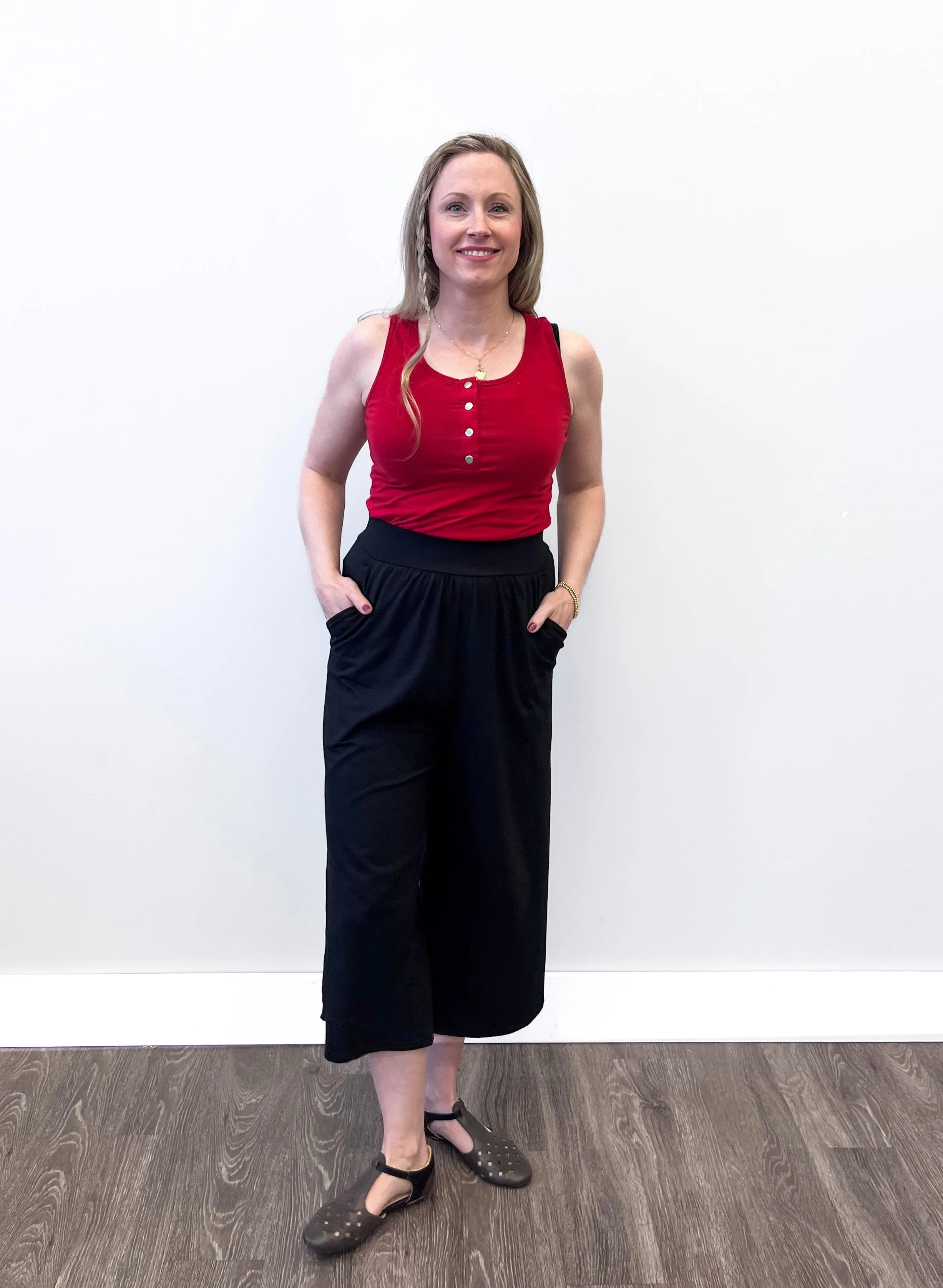 *Pre-Sale* Flowy Crop Pants sold by Buttercream Clothing product image thumbnail 3