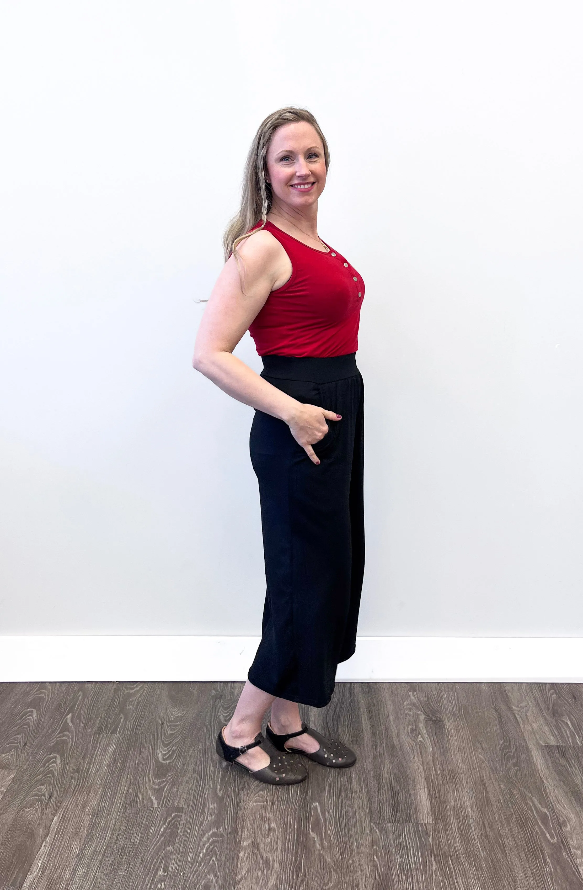 *Pre-Sale* Flowy Crop Pants sold by Buttercream Clothing product image thumbnail 5