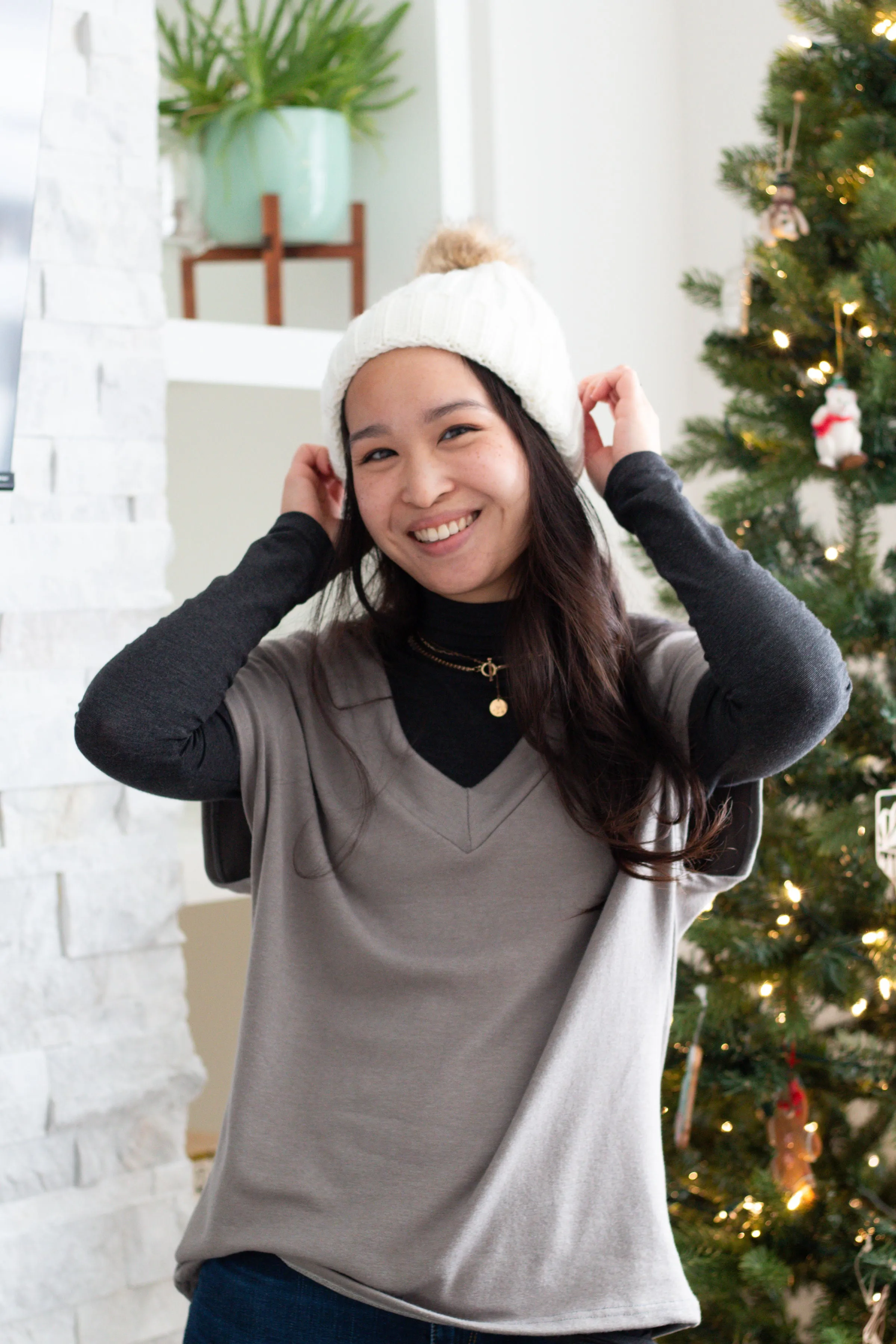 *Pre-Sale* V Neck Sweater Vest sold by Buttercream Clothing product image thumbnail 2