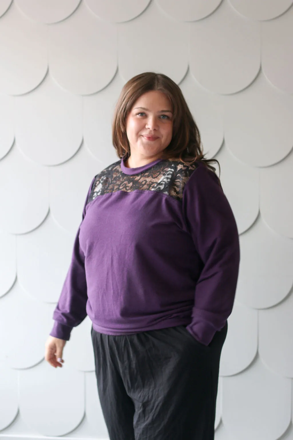*Pre-Sale* Lace Sweatshirt sold by Buttercream Clothing product image thumbnail 2