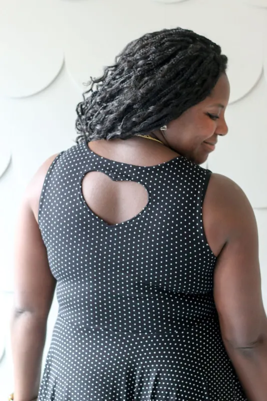 *Pre-Sale* Tank Heart Cut-Out Circle Dress sold by Buttercream Clothing