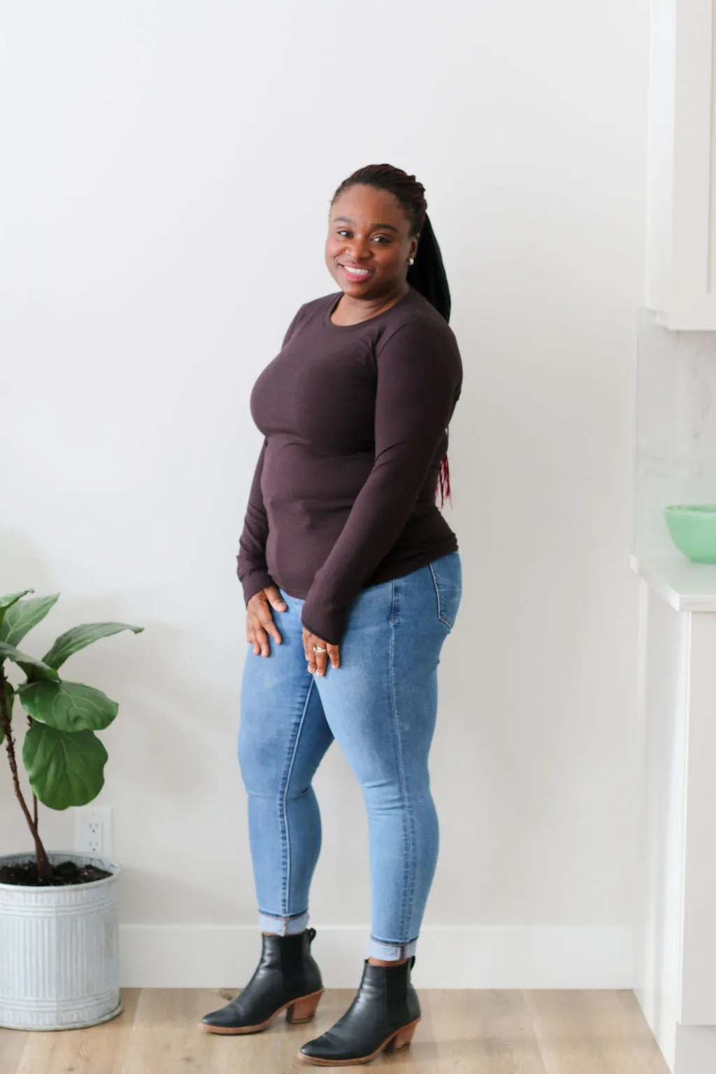 *Pre-Sale* Long Sleeve Crew Tee sold by Buttercream Clothing product image thumbnail 2