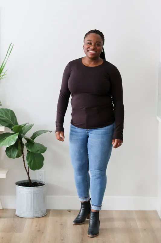 *Pre-Sale* Long Sleeve Crew Tee sold by Buttercream Clothing