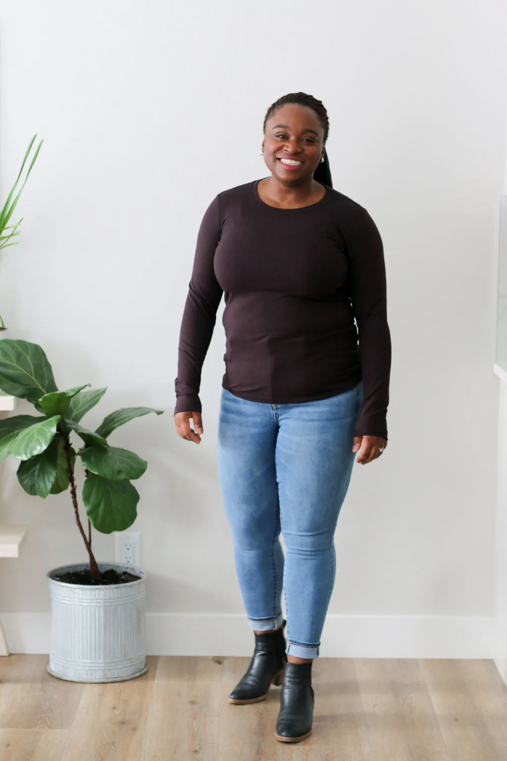 *Pre-Sale* Long Sleeve Crew Tee sold by Buttercream Clothing