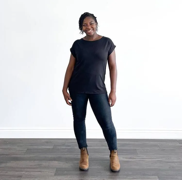 *Freshly Baked* Cuff Tee sold by Buttercream Clothing