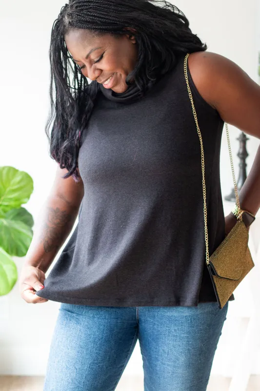 *Pre-Sale* Sleeveless Cowl Sweater sold by Buttercream Clothing