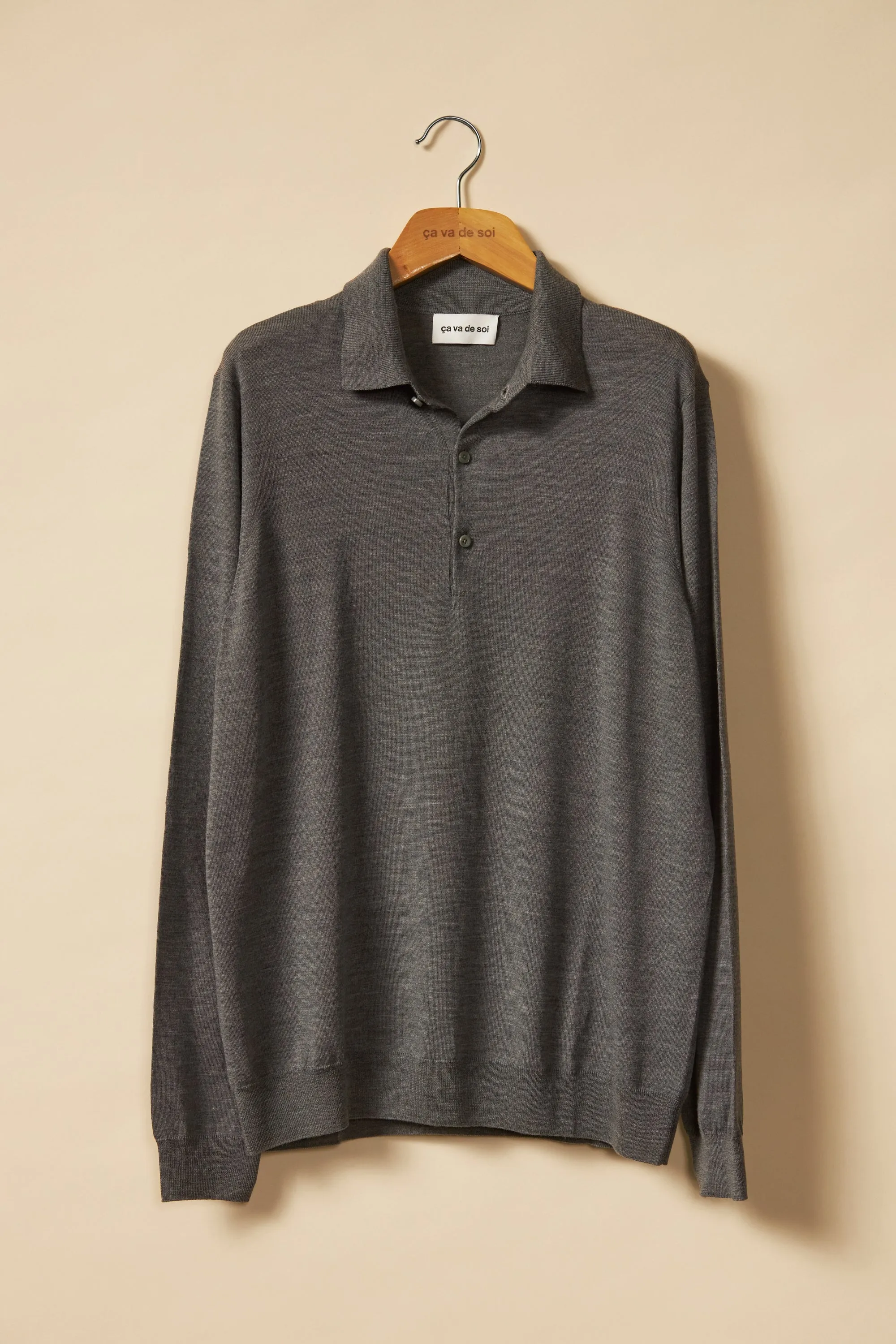 CHARLES heather grey sold by ça va de soi