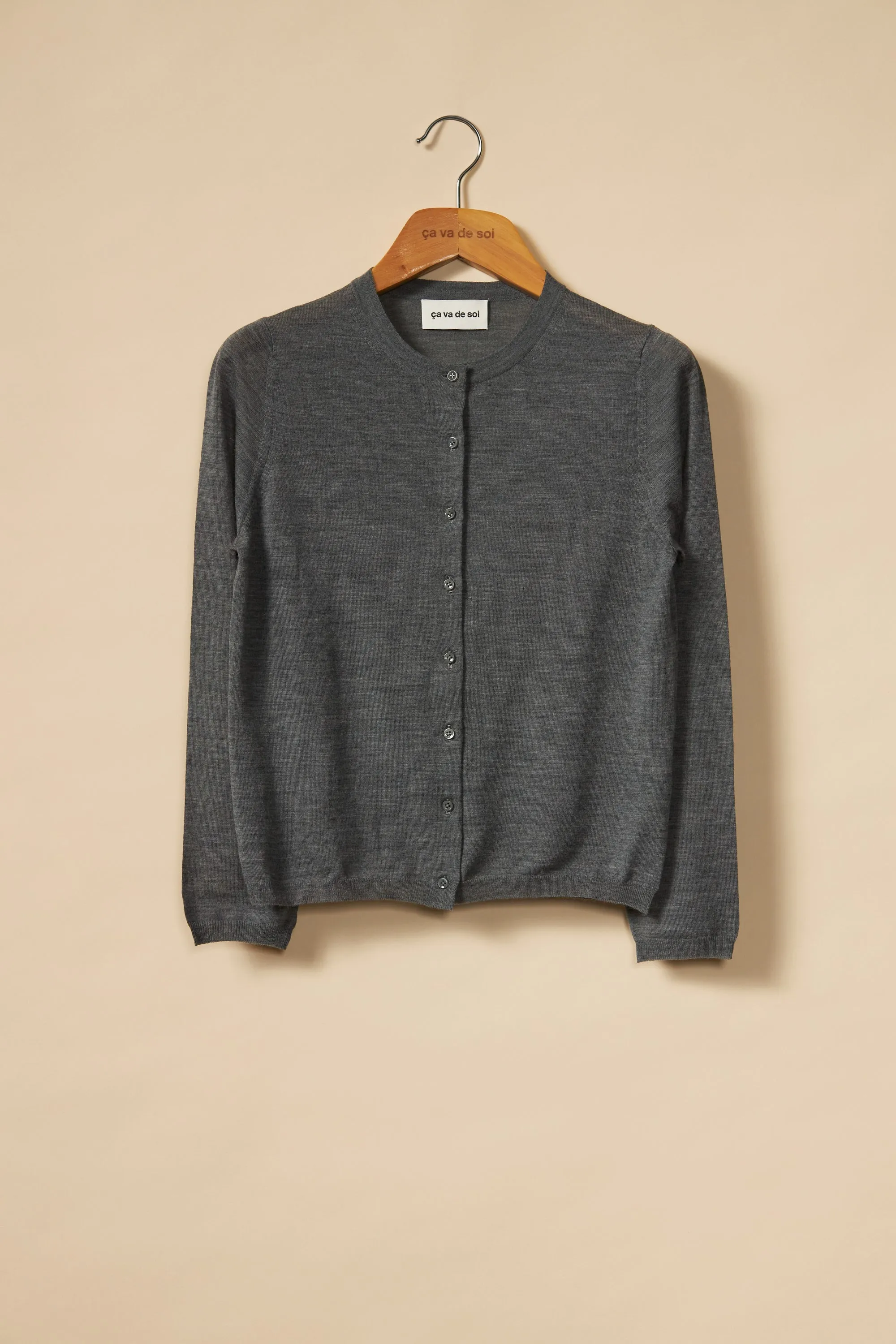 PAULINE heather grey sold by ça va de soi