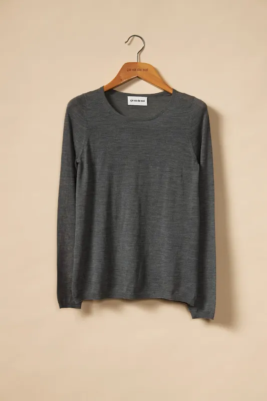 ANASTASIA heather grey sold by ça va de soi