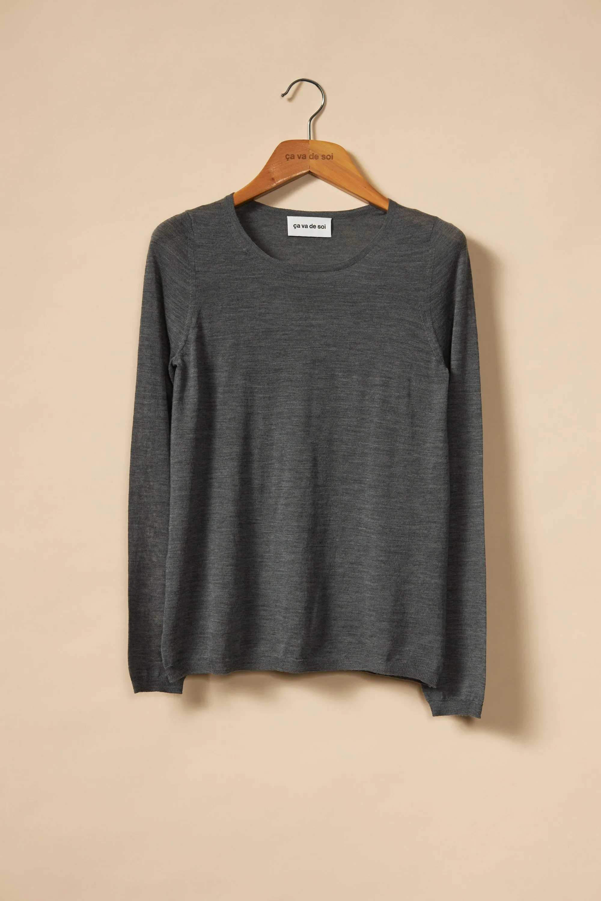 ANASTASIA heather grey sold by ça va de soi