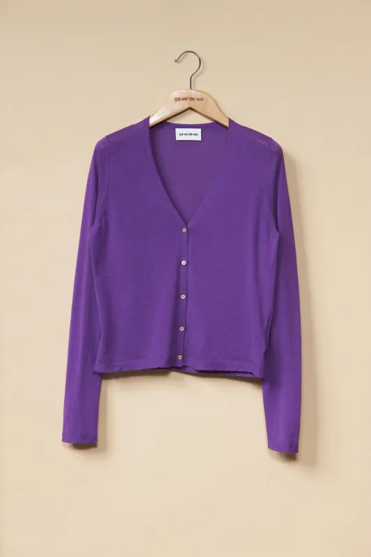 ANTOINETTE plum sold by ça va de soi