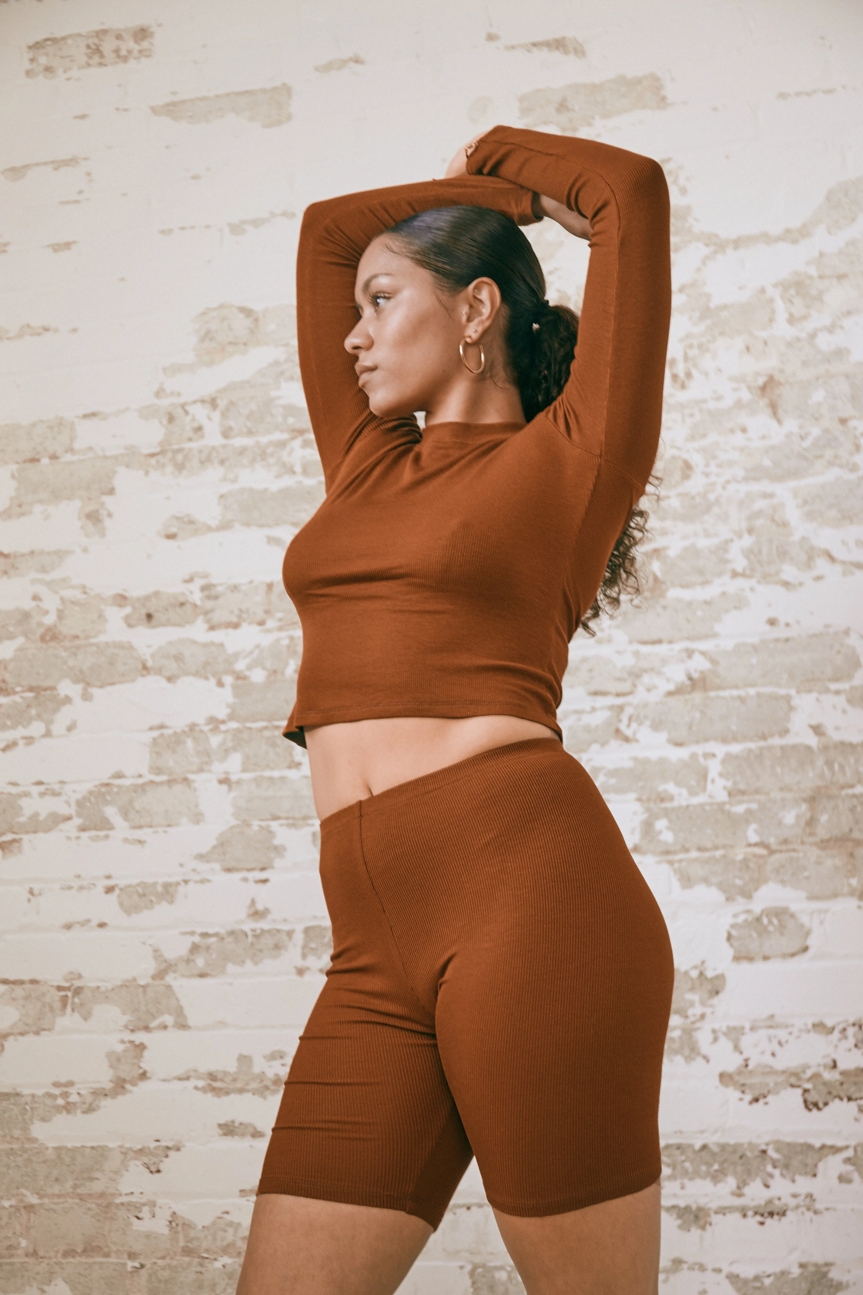 PONY BIKE SHORT - Toffee sold by Cherry Gardens product image thumbnail 2