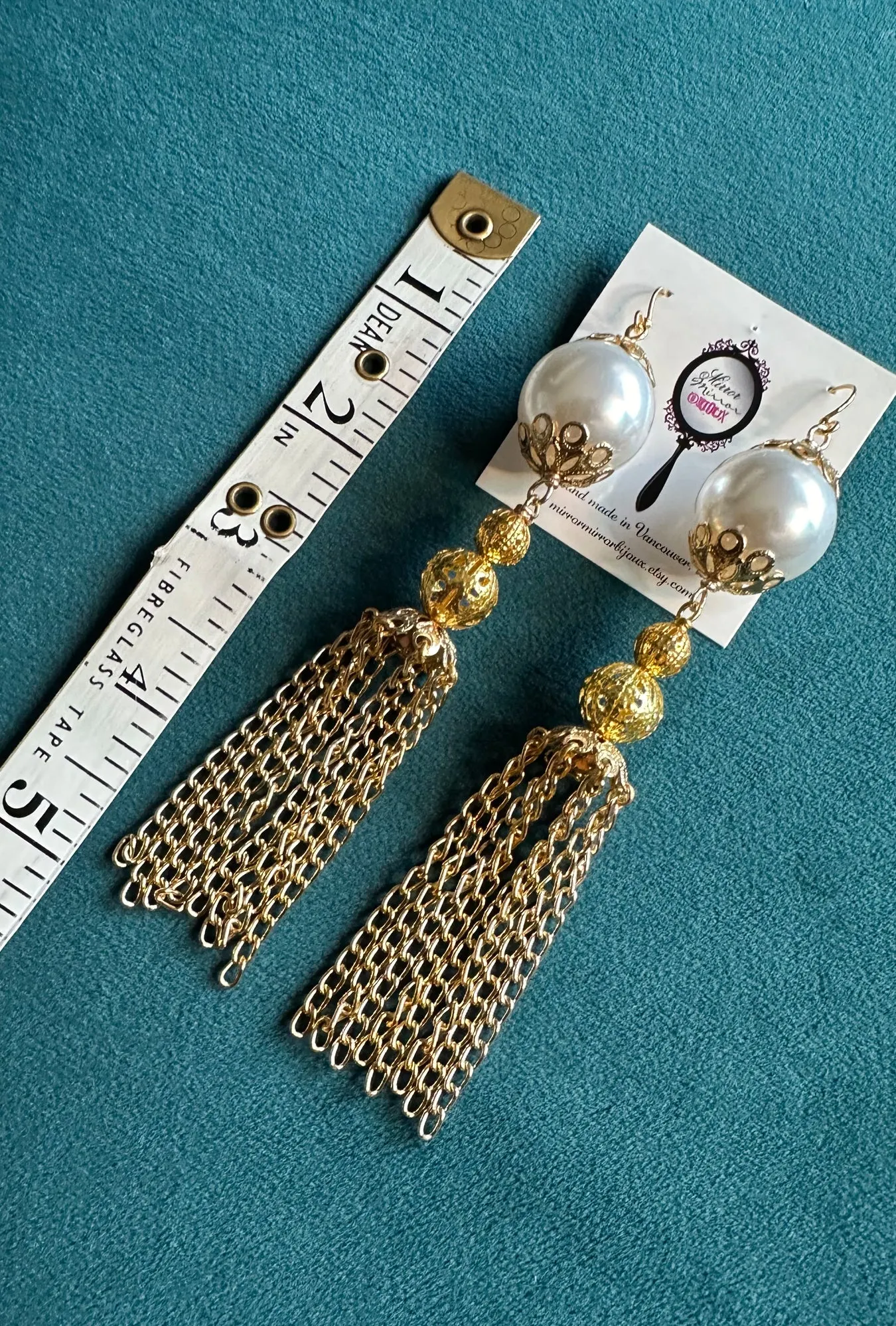 Palm Royale Earrings - Mirror Mirror Bijoux sold by Cherry Velvet product image thumbnail 4