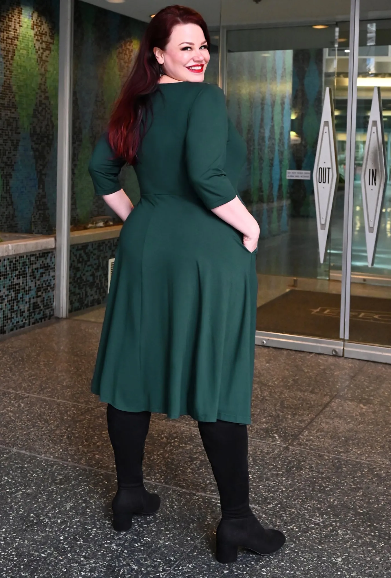 Harmony Dress - Rainforest Bamboo Knit sold by Cherry Velvet product image thumbnail 5