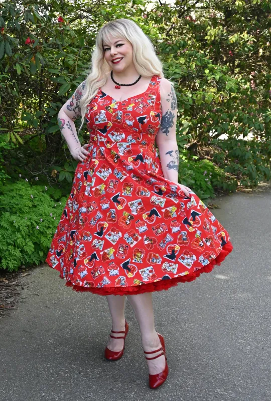 Doris - Be Mine - Vintage Valentine's Dress - limited! sold by Cherry Velvet
