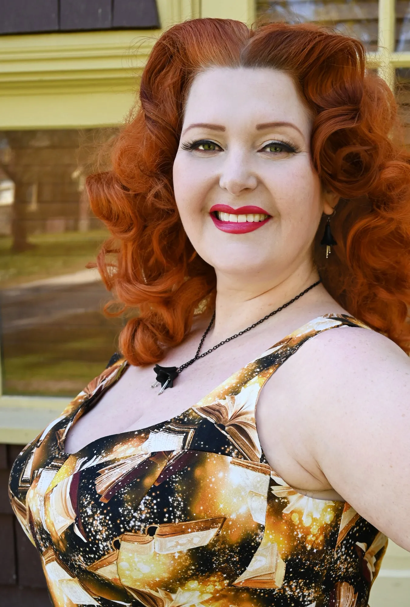 Doris - Bewitching Bindings - Magic Book Dress sold by Cherry Velvet product image thumbnail 3