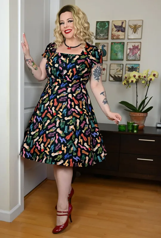 Miriam  - Glove Language - Victorian Floral Dress sold by Cherry Velvet