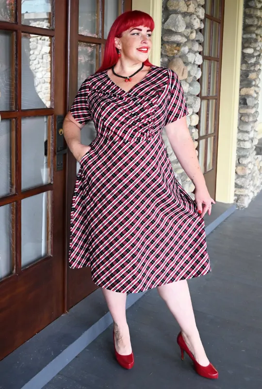 Hazel  - S'tartan Something - Plaid Dress - only M left sold by Cherry Velvet