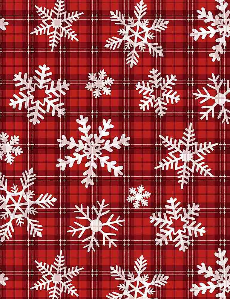 Joan - Frosty Fling - Snowflake and Plaid Dress sold by Cherry Velvet product image thumbnail 4
