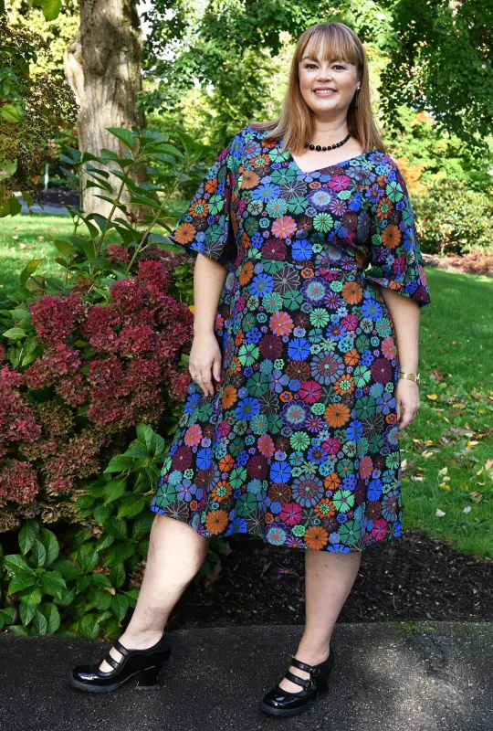 Joan  - That's so Diane-thus - 70's Floral Dress sold by Cherry Velvet