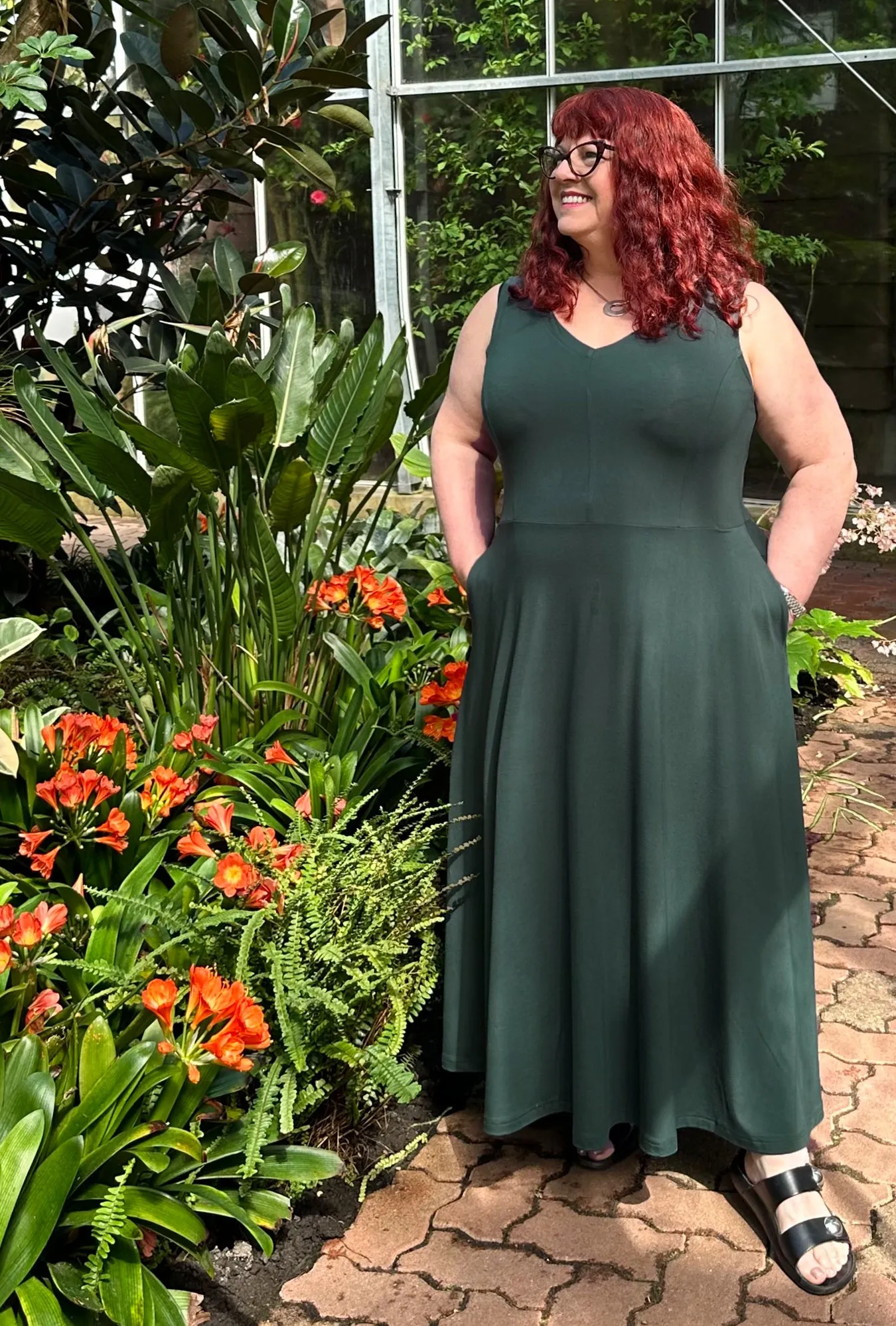 Charlie Dress - Rainforest Bamboo Knit sold by Cherry Velvet product image thumbnail 5