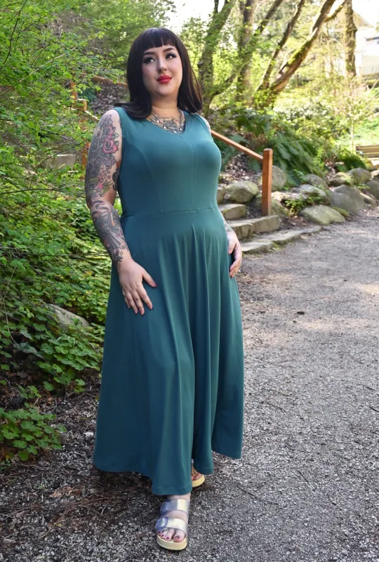 Charlie Dress - Wave Bamboo Knit sold by Cherry Velvet