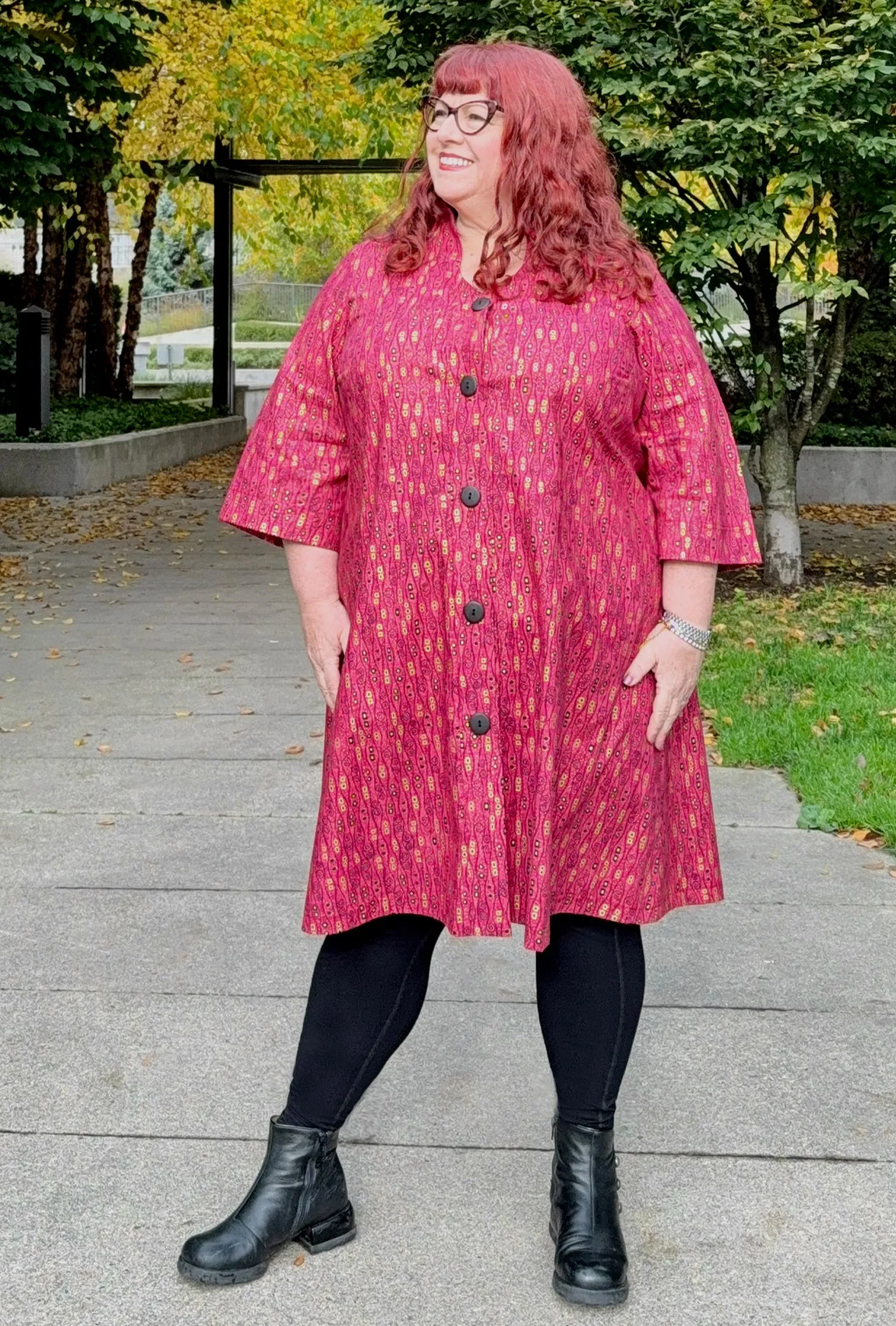 Kate - Wiggle Room - Coat Dress sold by Cherry Velvet product image thumbnail 4