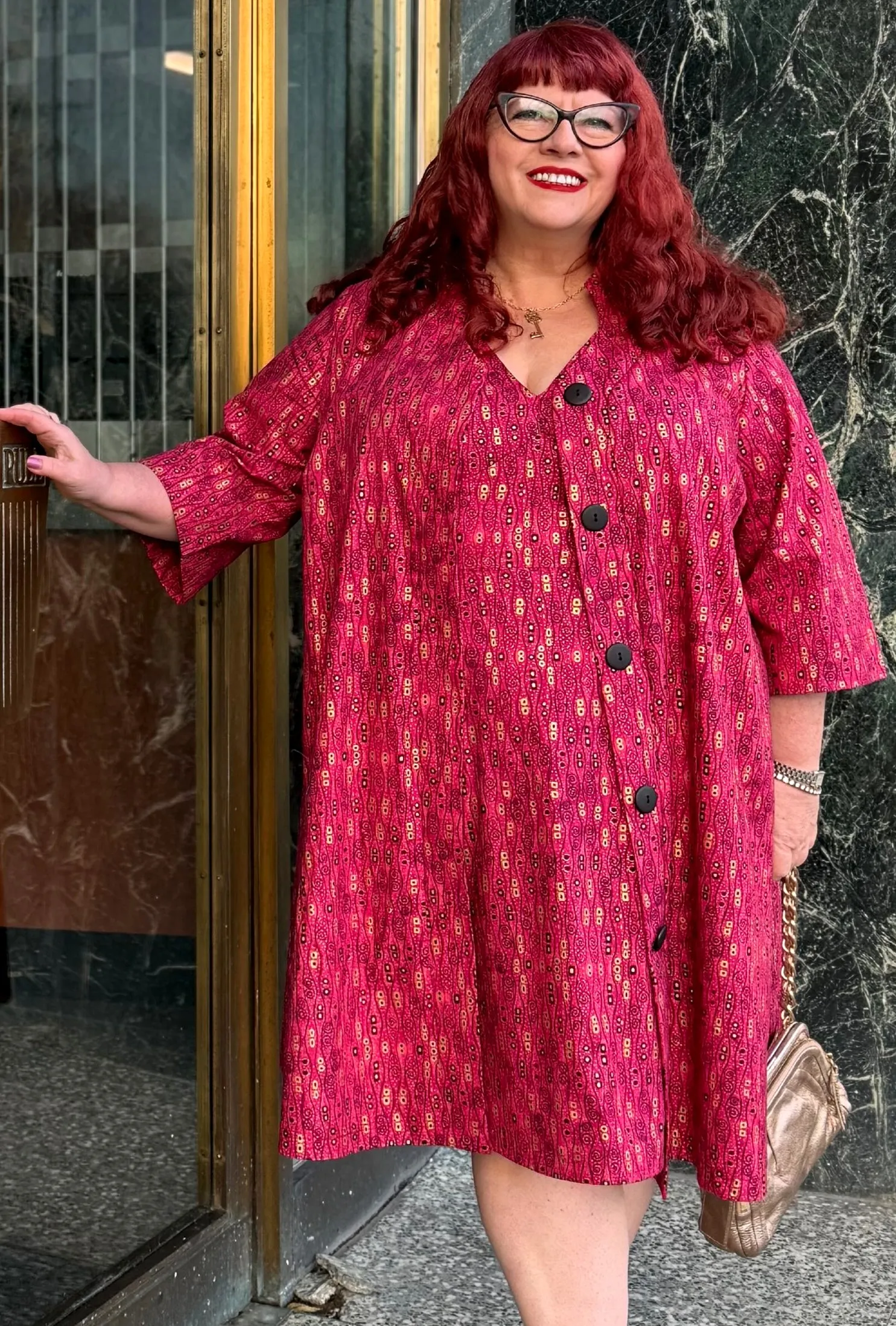 Kate - Wiggle Room - Coat Dress sold by Cherry Velvet product image thumbnail 2