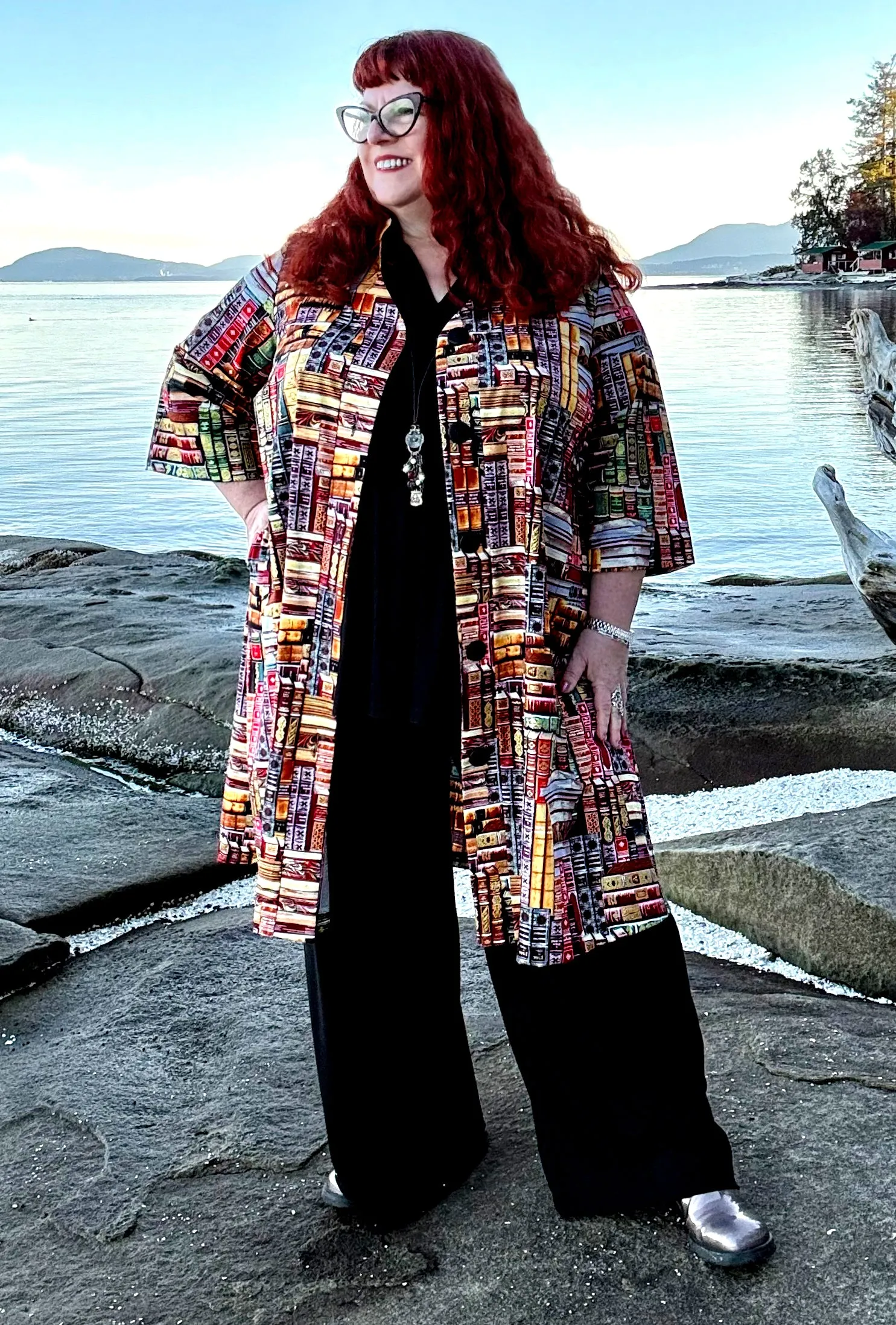 Kate - Page Turner - Retro Coat Dress sold by Cherry Velvet product image thumbnail 5