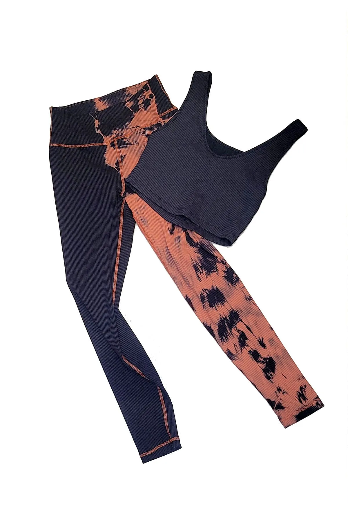 Campbell 7/8 Legging in Acacia + Black sold by Daub & Design product image thumbnail 3
