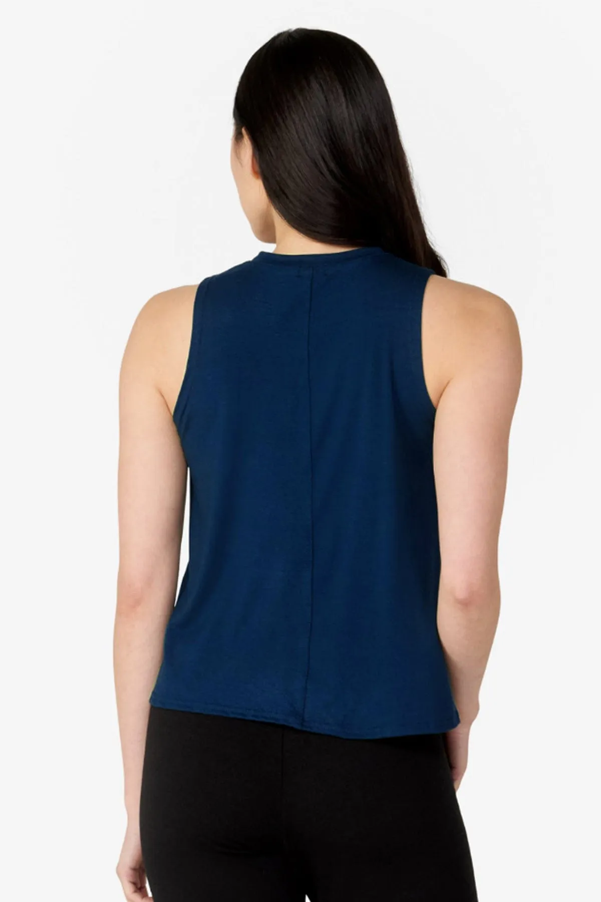Maia Tank in Navy sold by Daub & Design product image thumbnail 2