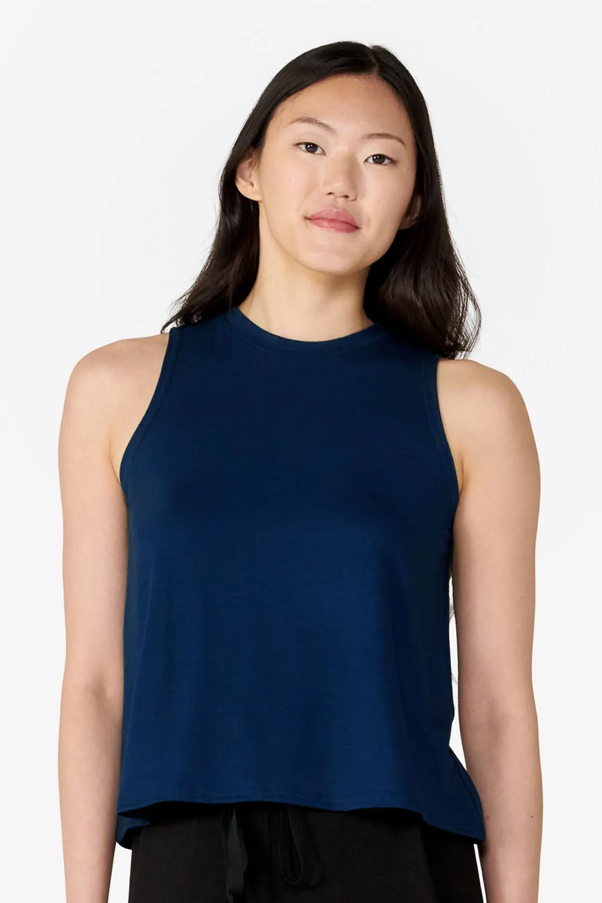 Maia Tank in Navy sold by Daub & Design